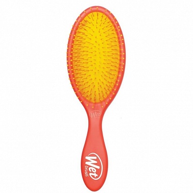 Wet Brush Neon Coral Щетка для распутывания мокрых волос (неоново-коралловая)