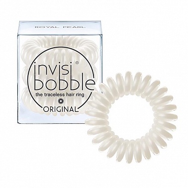 invisibobble Original Royal Perl Резинка-браслет для волос жемчужная, 3 шт.
