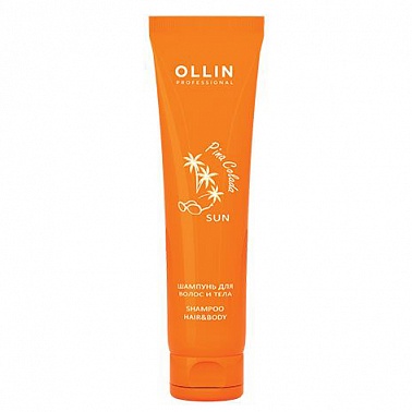 Ollin Pina Colada Sun Шампунь для волос и тела 100 мл