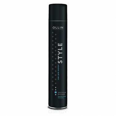 Ollin Style Лак для волос эластичной фиксации 400 мл