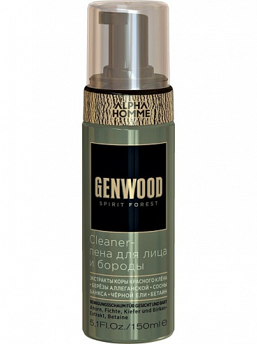Genwood Cleaner Пена для лица и бороды, 150 мл