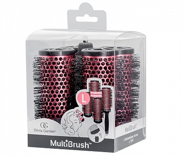 OG MultiBrush Набор брашингов для укладки 46 мм, 4 шт., со съемной ручкой 