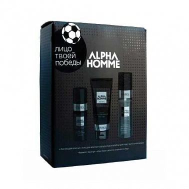 Alpha Homme Набор для бритья: масло, гель, лосьон 50/100/100 мл