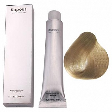 Kapous Professional Крем-краска для волос 901 суперосветляющий пепельный блонд 100 мл