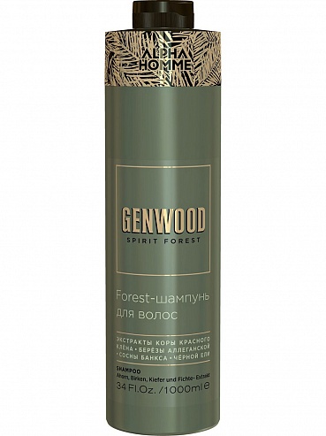 Genwood Forest Шампунь для волос и тела, 1000 мл