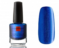 Sophin Лак для ногтей Тёмно-синий с небольшой дуохромностью, Blue Lagoon, 12 мл