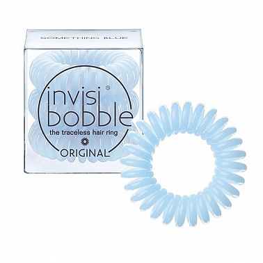 invisibobble Original Something Blue Резинка-браслет для волос голубая, 3 шт.