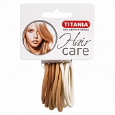 Titania Резинки для волос 5 см, светлые, 9 шт