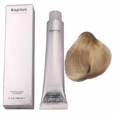 Kapous Professional Крем-краска для волос 923 суперосветляющий перламутрово-бежевый блонд 100 мл