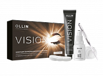 Ollin Vision Крем-краска для бровей и ресниц в наборе 20 мл коричневый