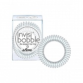 invisibobble SLIM Резинка-браслет для волос, прозрачный, 3 шт.