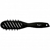 hairway Щётка вогнутая со щетиной, карбон, 9 рядов 