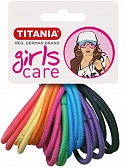 Titania Резинки для волос 4 см, цветные, 20 шт.