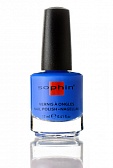Sophin Лак для ногтей Насыщенный синий с каплей фиолетового в подтоне, Blue Lagoon, 12 мл