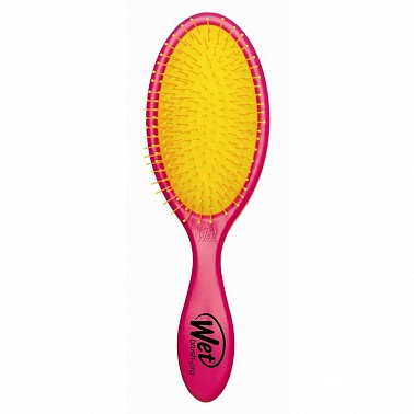 Wet Brush Neon Slammim' Sangrial Щетка для распутывания мокрых волос (неоново-розовая)