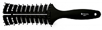 hairway Щётка вогнутая карбон, 11 рядов 