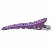 YS Park Shark Clip Зажим фиолетовый металлик, 1 шт.