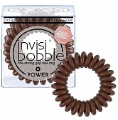 invisibobble Power Pretzel Browne Резинка-браслет для волос коричневая, 3 шт.