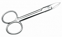 SAM Ножницы для педикюра 10.5 см хром