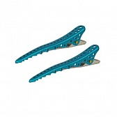 YS Park Shark Clip Зажимы голубой металлик, 2 шт.